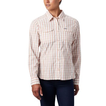 Columbia Ženske Košulje - Silver Ridge Lite Plaid Long Sleeve Roze | WKSL-02598